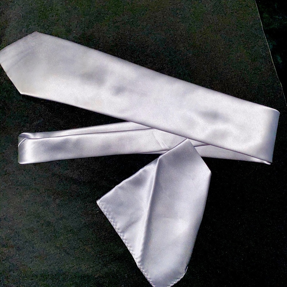 Tie and handkerchief